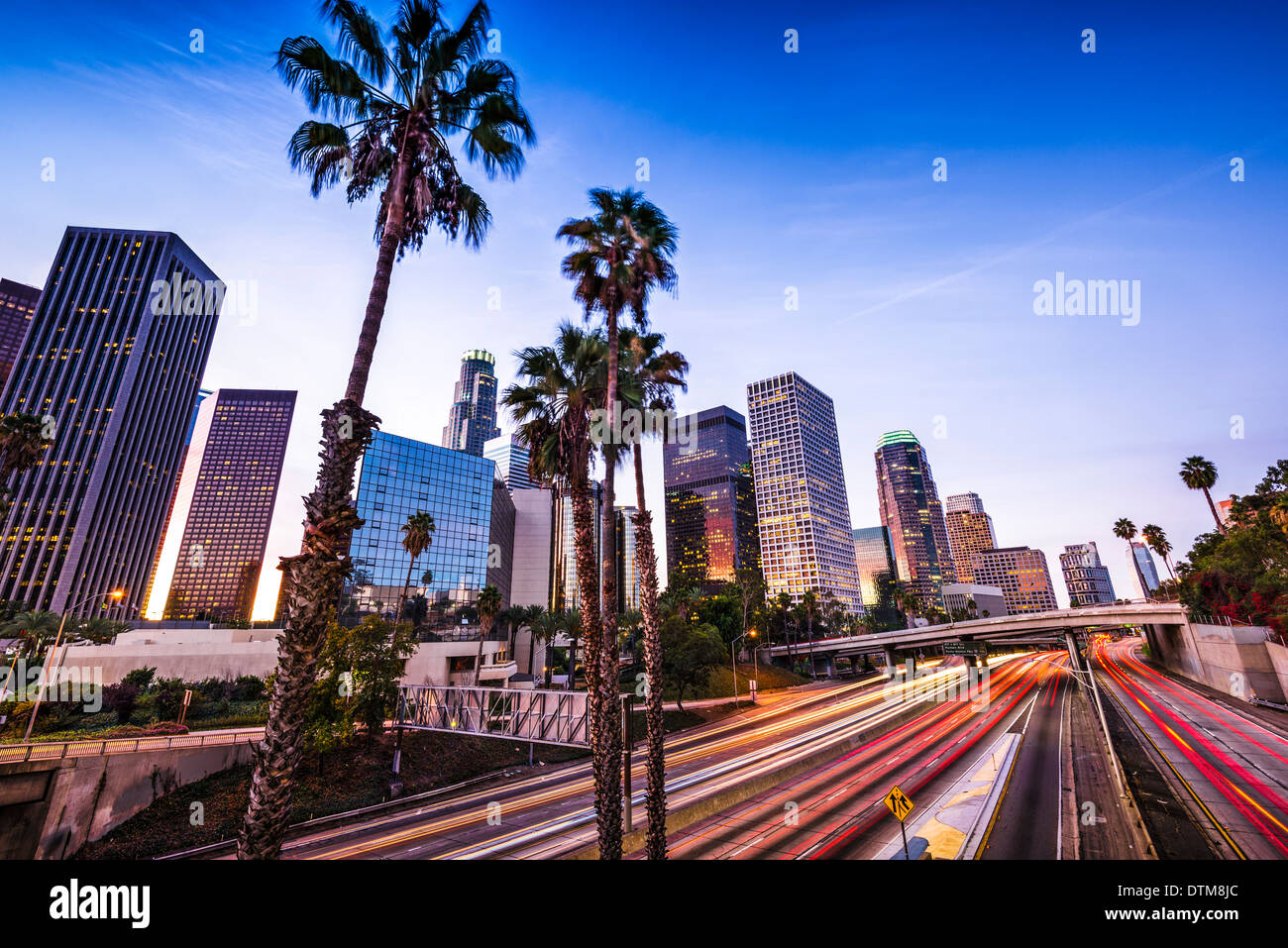 Die Innenstadt von Los Angeles, Kalifornien, USA Stadtbild. Stockfoto