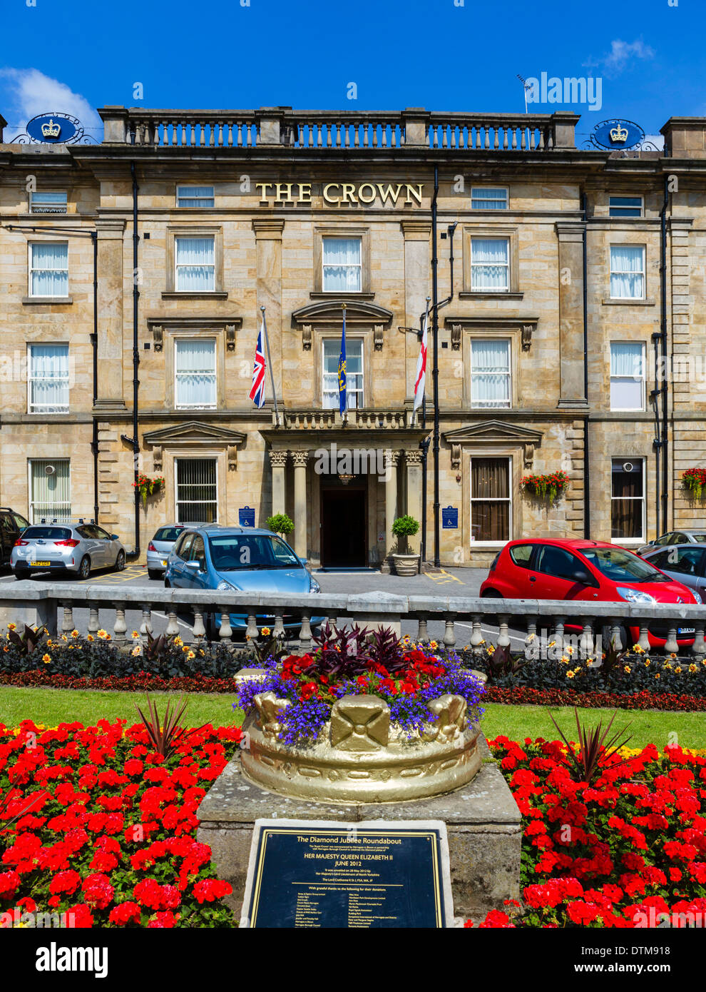 Hotel Krone, Krone Platz, Harrogate, North Yorkshire, England, UK Stockfoto