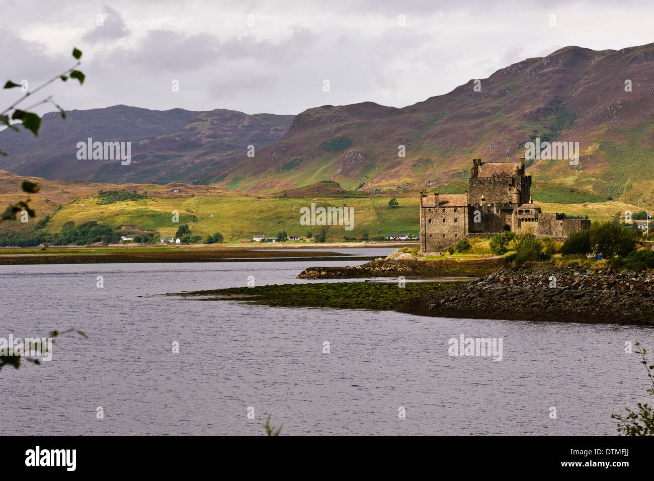 Eilean Donan Castle am Loch Duich in Glen Shiel. Stockfoto