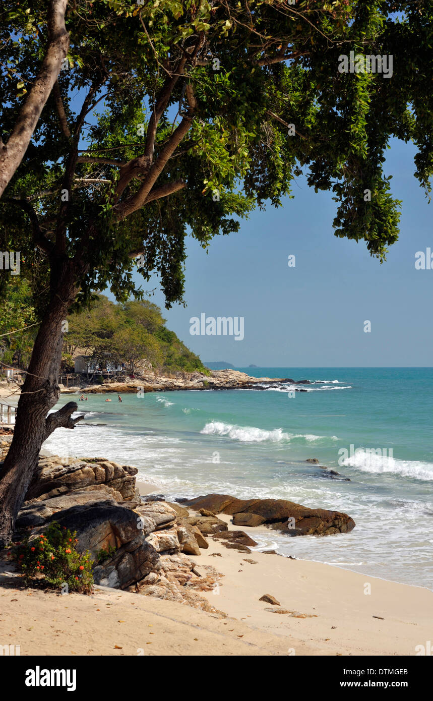 Koh Samet Insel Strand Coasline am Ao Thian, Thailand. Stockfoto