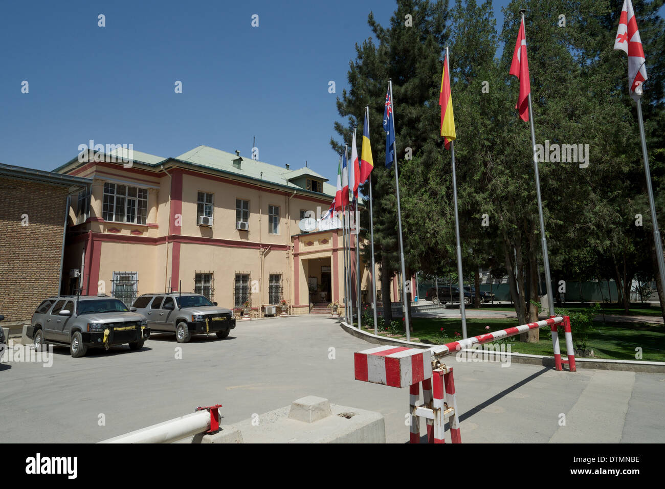 ISAF-HQ, Kabul Afghanistan Stockfoto
