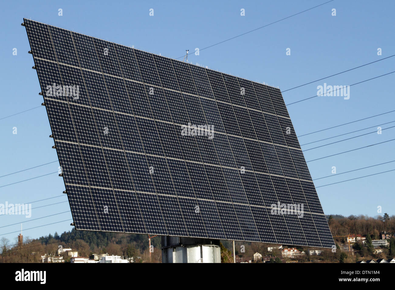 große solar-Modul in Deutschland Stockfoto