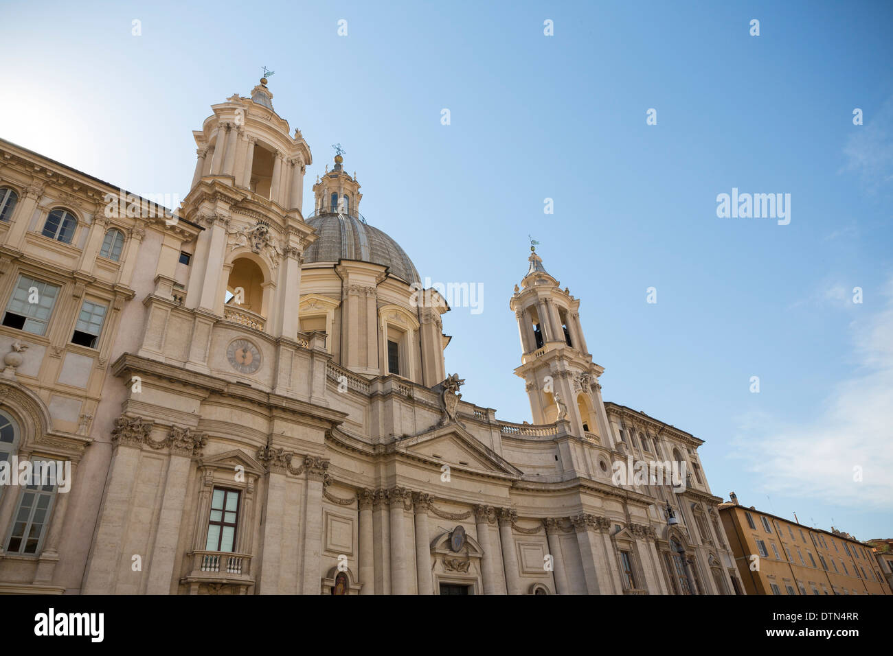 Kirche San Agnese Agnone Piazza Navona-Rom Italien Stockfoto