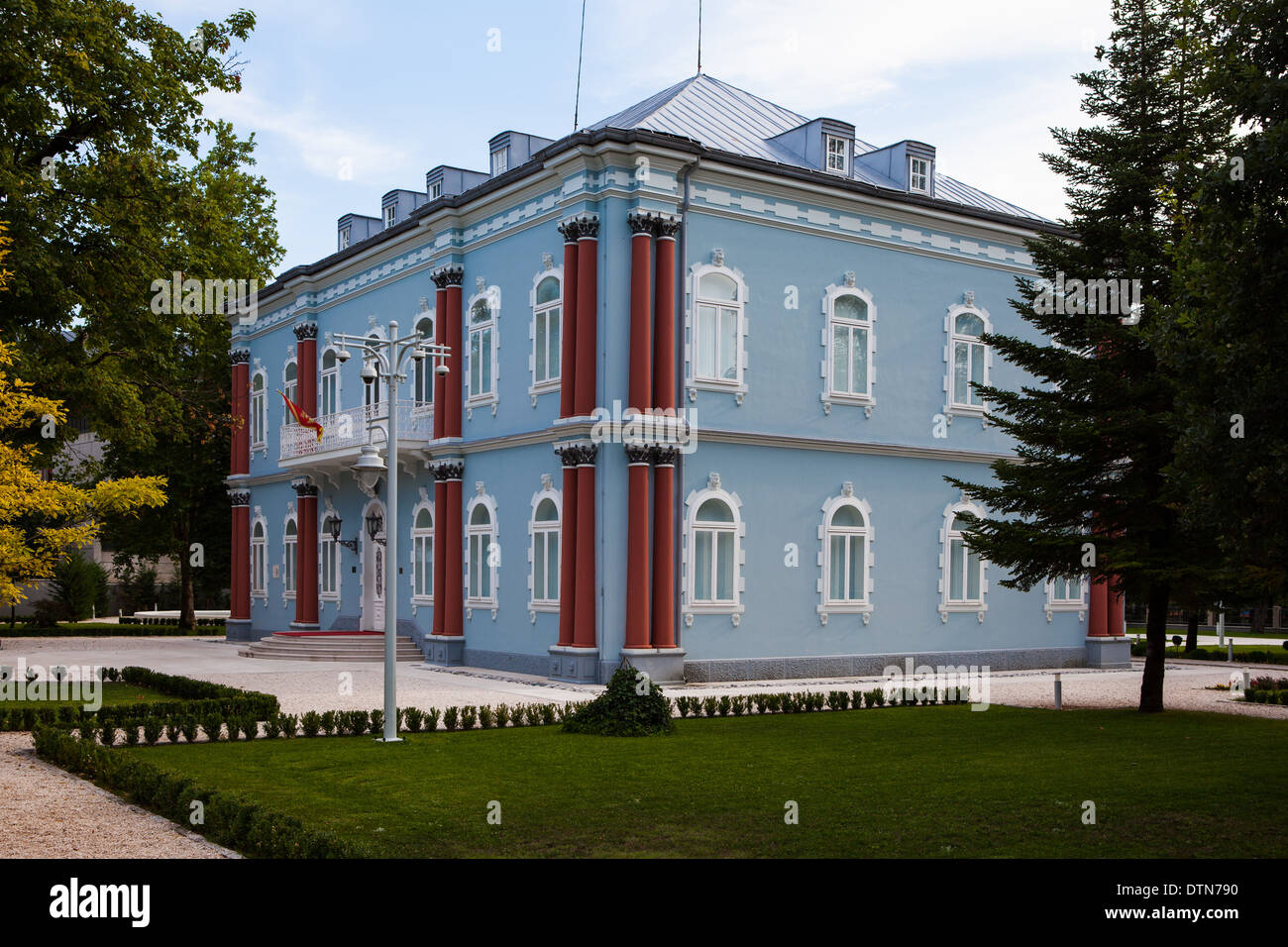 Blue Palace (Plavi Dvorac), Cetinje, Montenegro Stockfoto