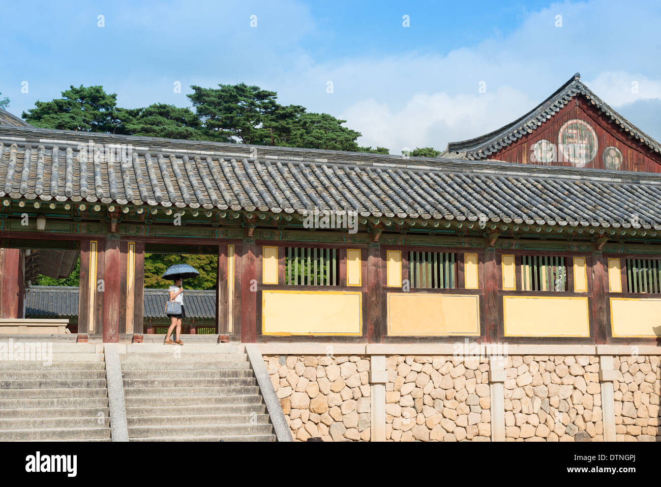 Bulguksa Tempel, Kyongju, Südkorea. Stockfoto