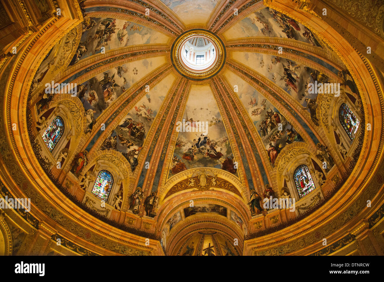 Kuppel der Kirche des Heiligen Franziskus, dem großen Stockfoto