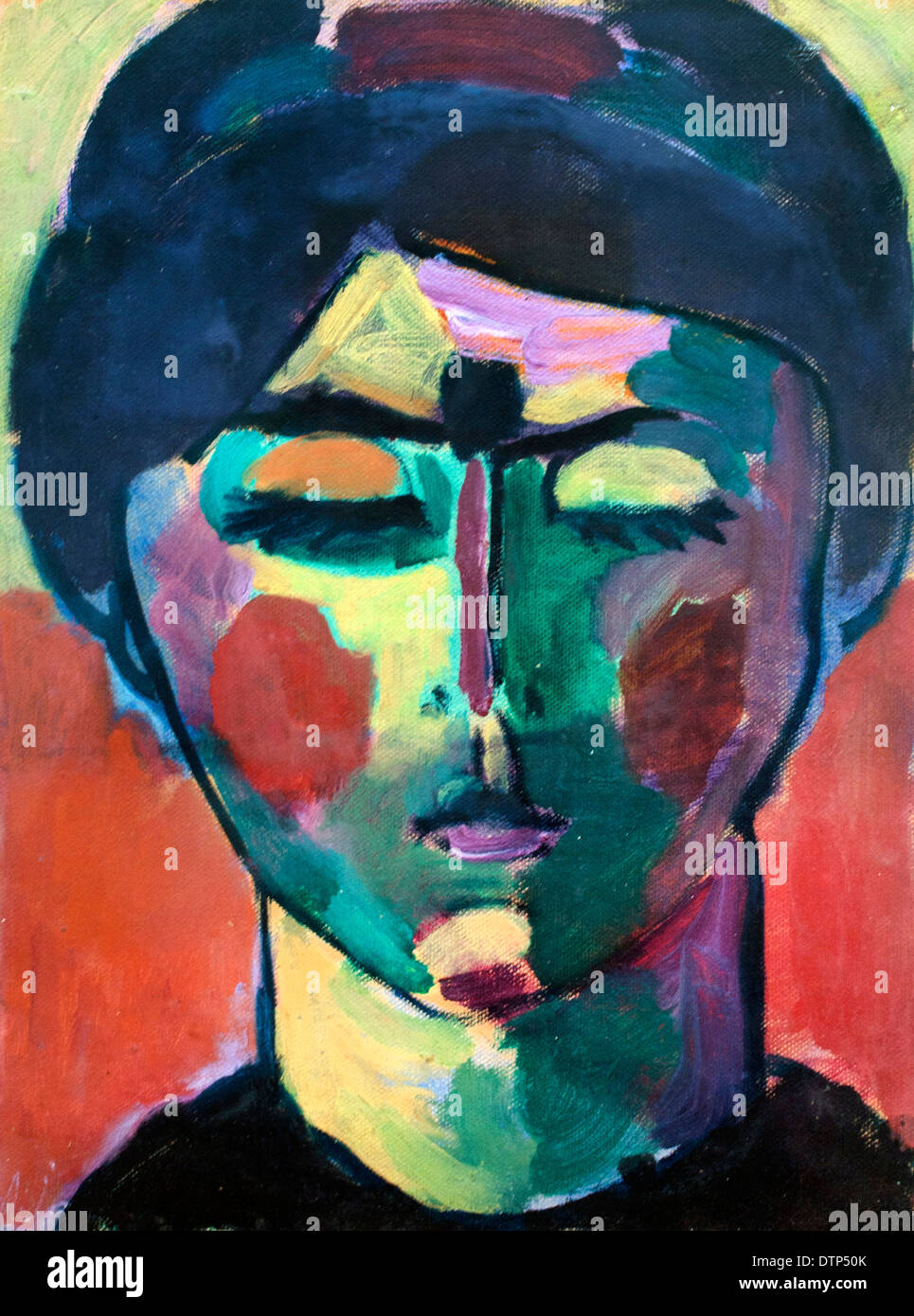 Kopf einer Frau 1917 Alexej von Jawlensky 18641941 Russland Russisch