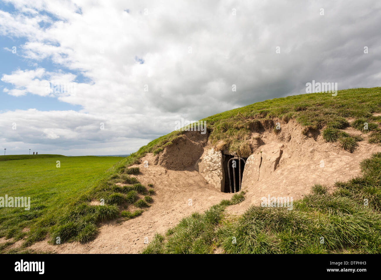 Der Hügel der Geiseln Hill of Tara Grafschaft Meath Ireland Stockfoto