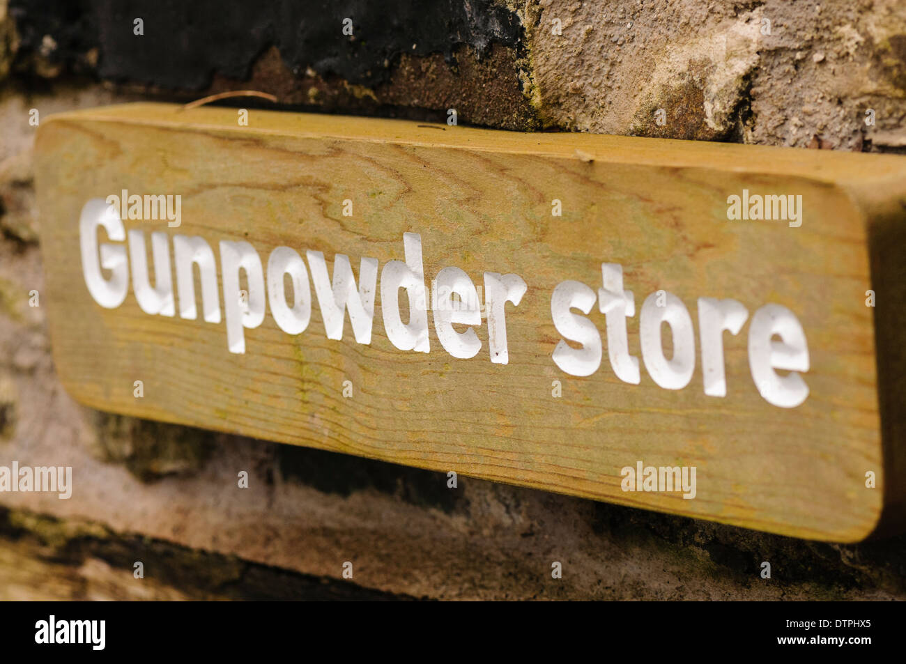 Schild "erbeuteten Store" Stockfoto
