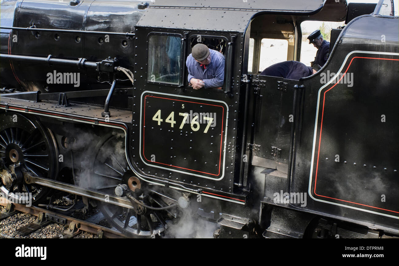 Dampflokomotive der North Norfolk Railway "Mohn-Line" Stockfoto