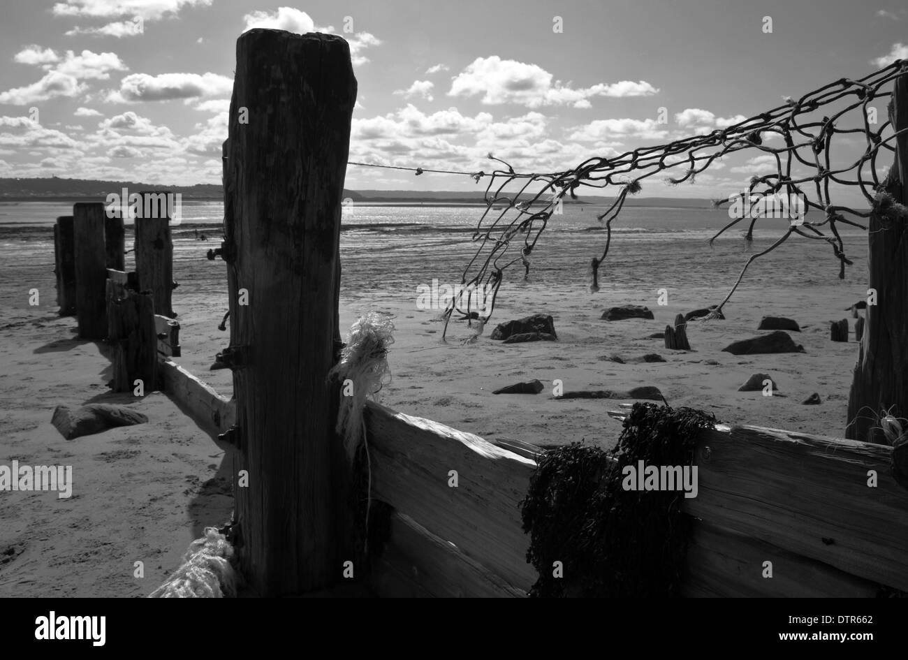 Sturm-Verteidigung In England Stockfoto