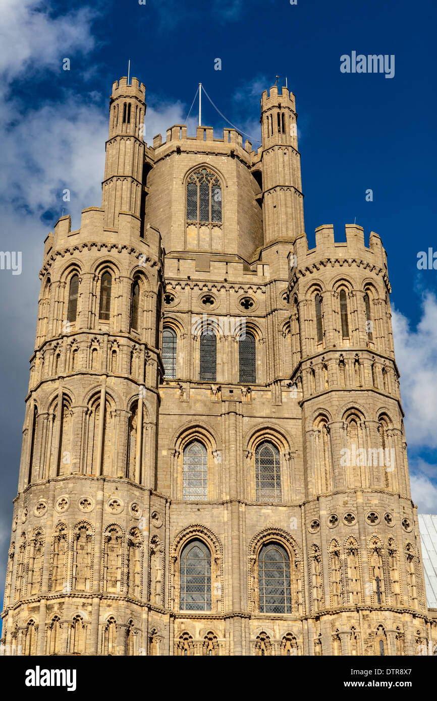 Ely Kathedrale Westturm, Ely, Cambridgeshire, England Stockfoto