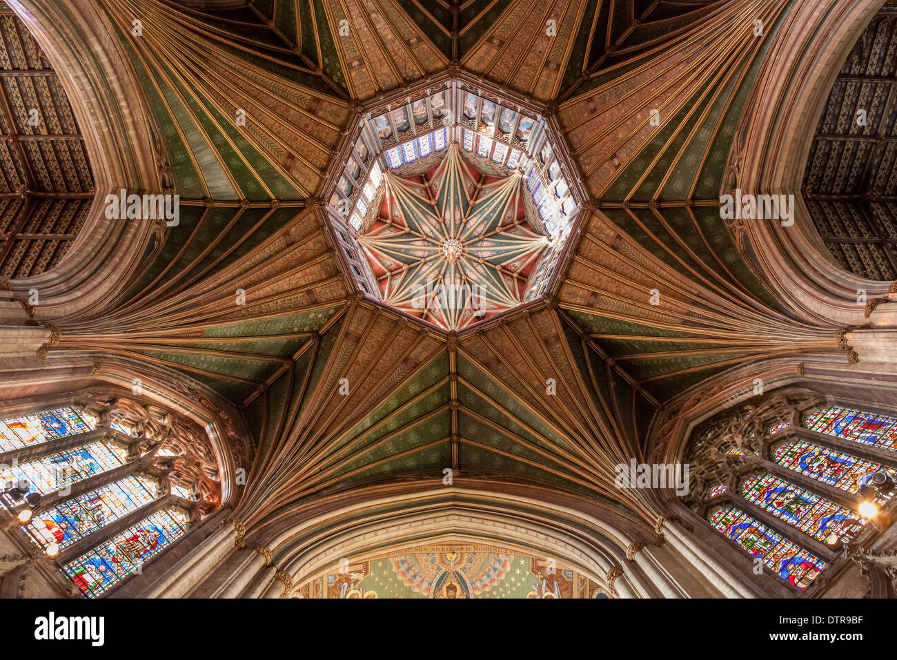 Ely Kathedrale Octagon (Laterne), Ely, Cambridgeshire, England Stockfoto