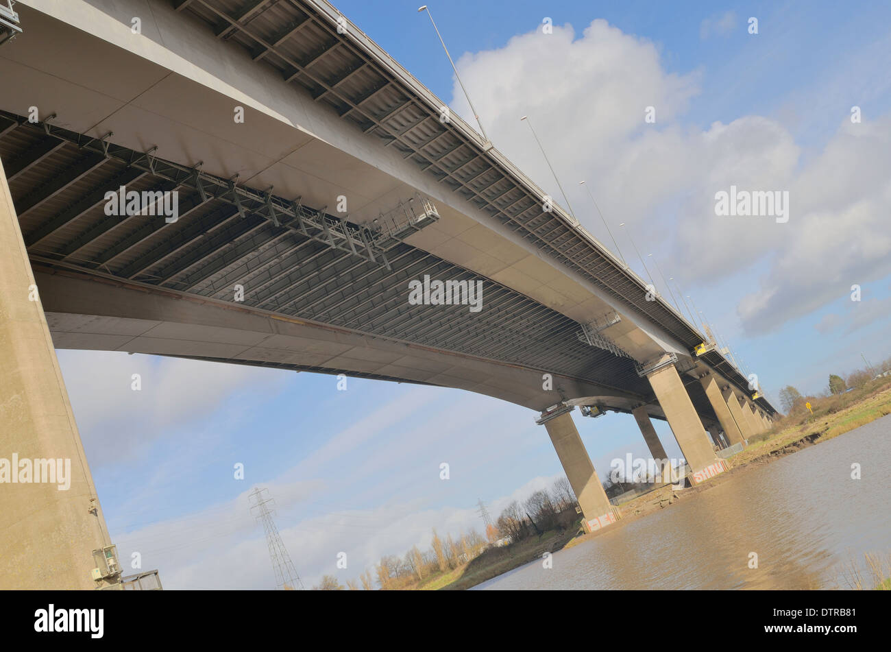 Avonmouth M5 Autobahnbrücke Bristol Stockfoto