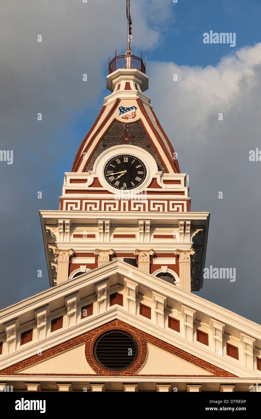 Livingston County - old Courthouse in Pontiac (Illinois) Stockfoto