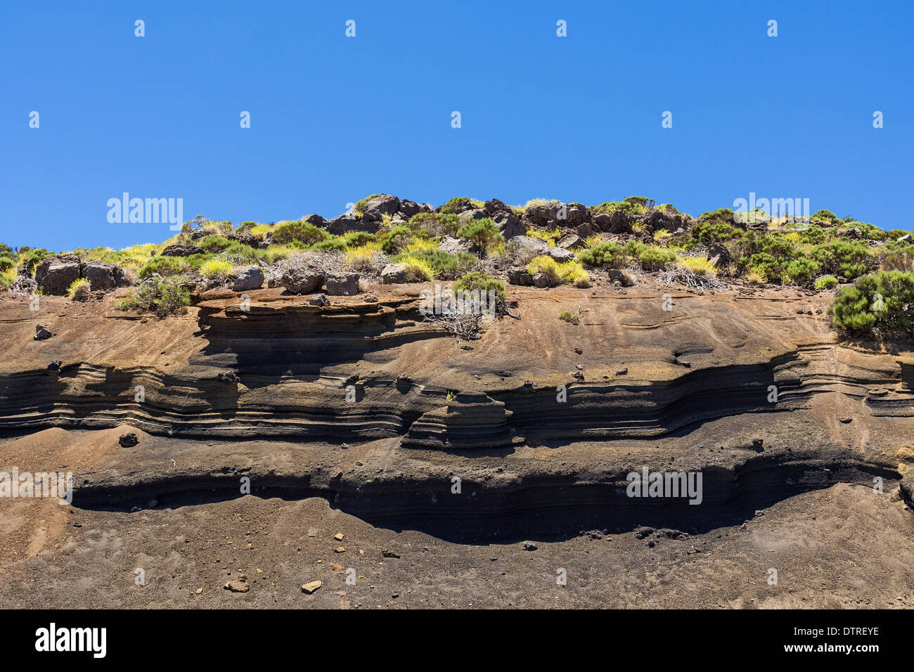 Landschaft auf der Kanarischen Insel Teneriffa Stockfoto