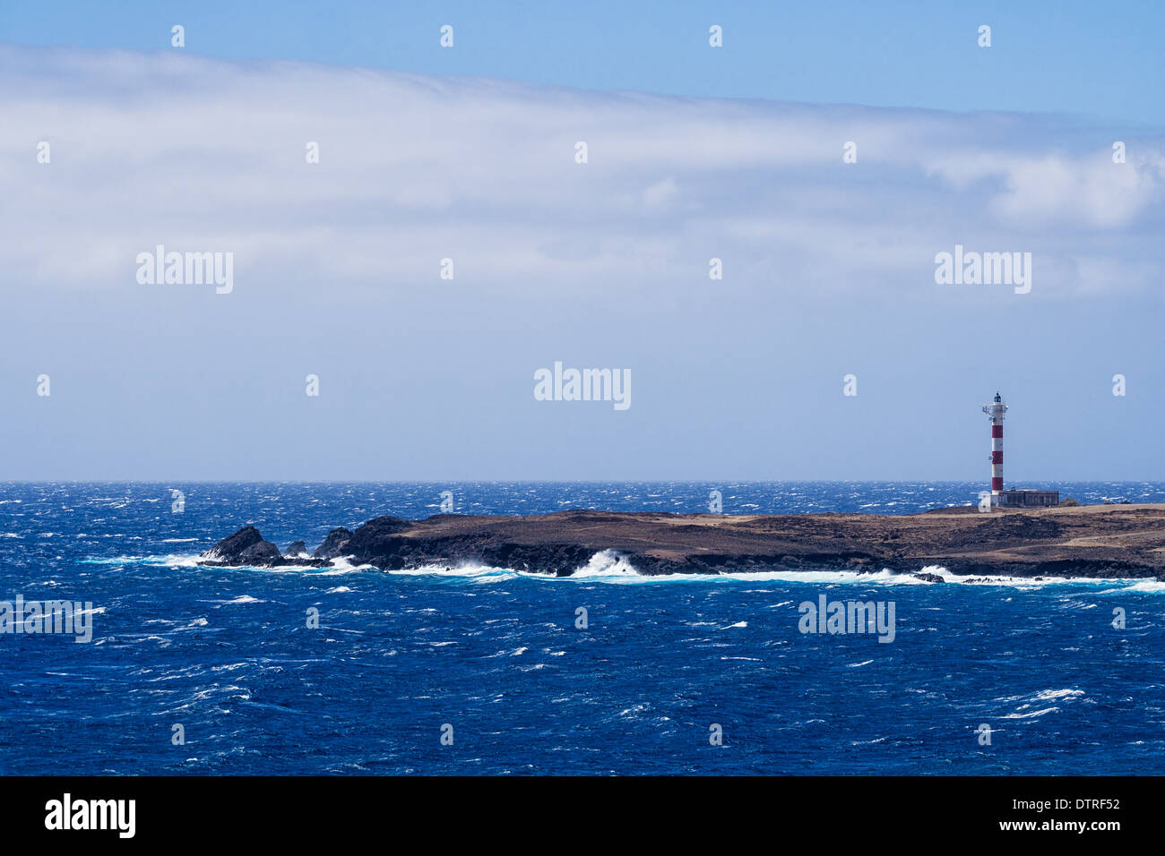 Leuchtturm auf der Kanarischen Insel Teneriffa Stockfoto