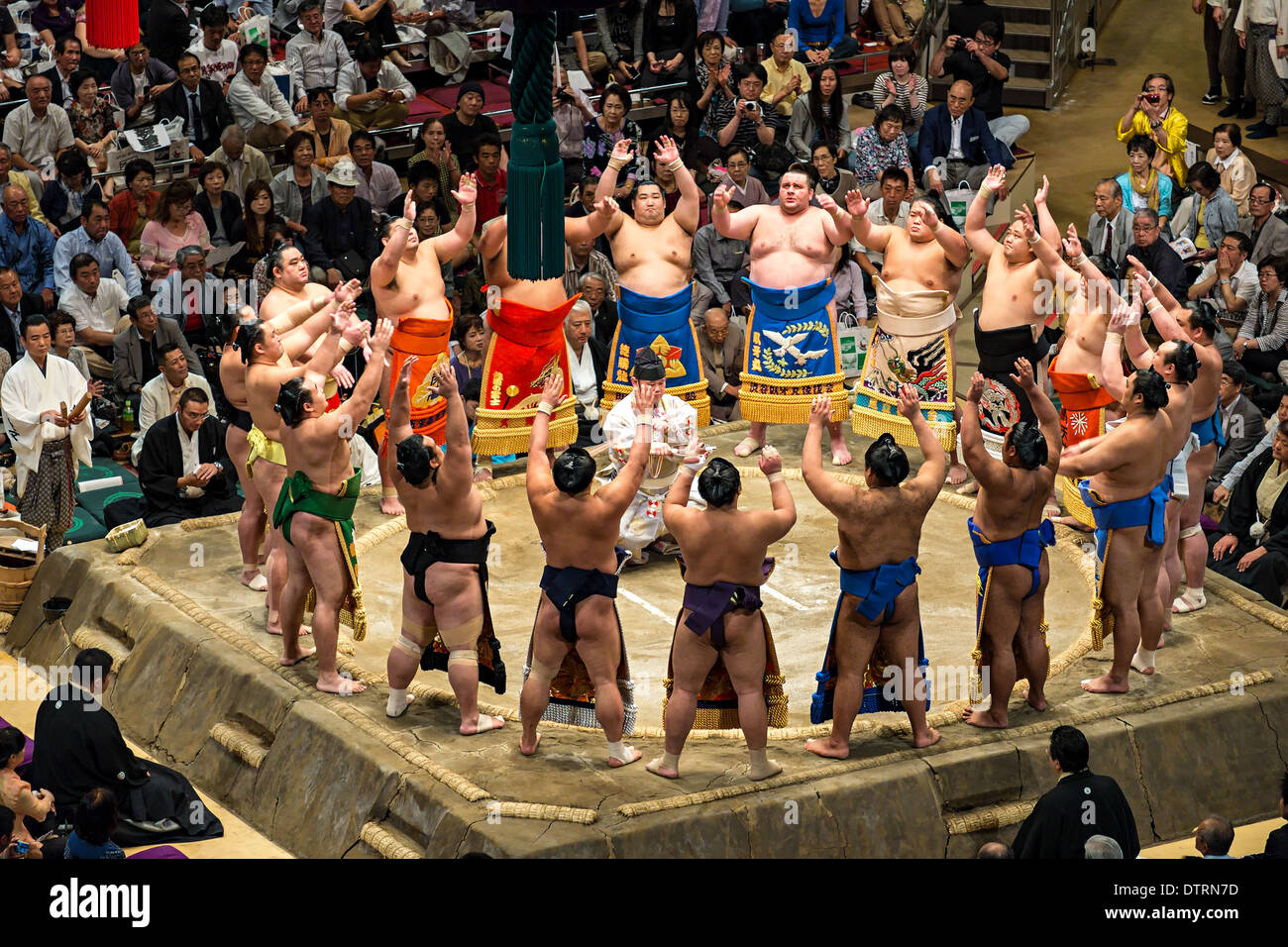 2013-September-Grand Sumo-Turnier in Tokio Stockfoto