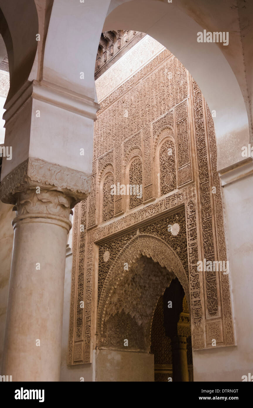 Saadiennes-Gräber in Marrakesch, Marokko. Stockfoto