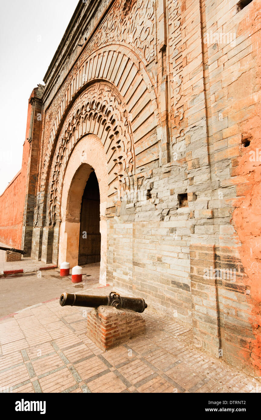 Innerhalb der Medina von Marrakesch, Marokko. Stockfoto