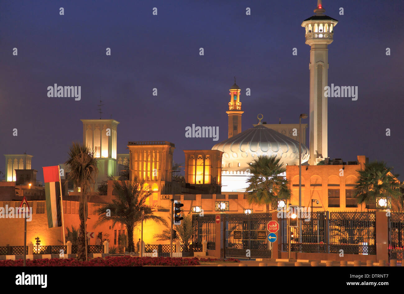 Vereinigte Arabische Emirate, Dubai, Bastakia Viertel, des Herrschers Gericht, Stockfoto