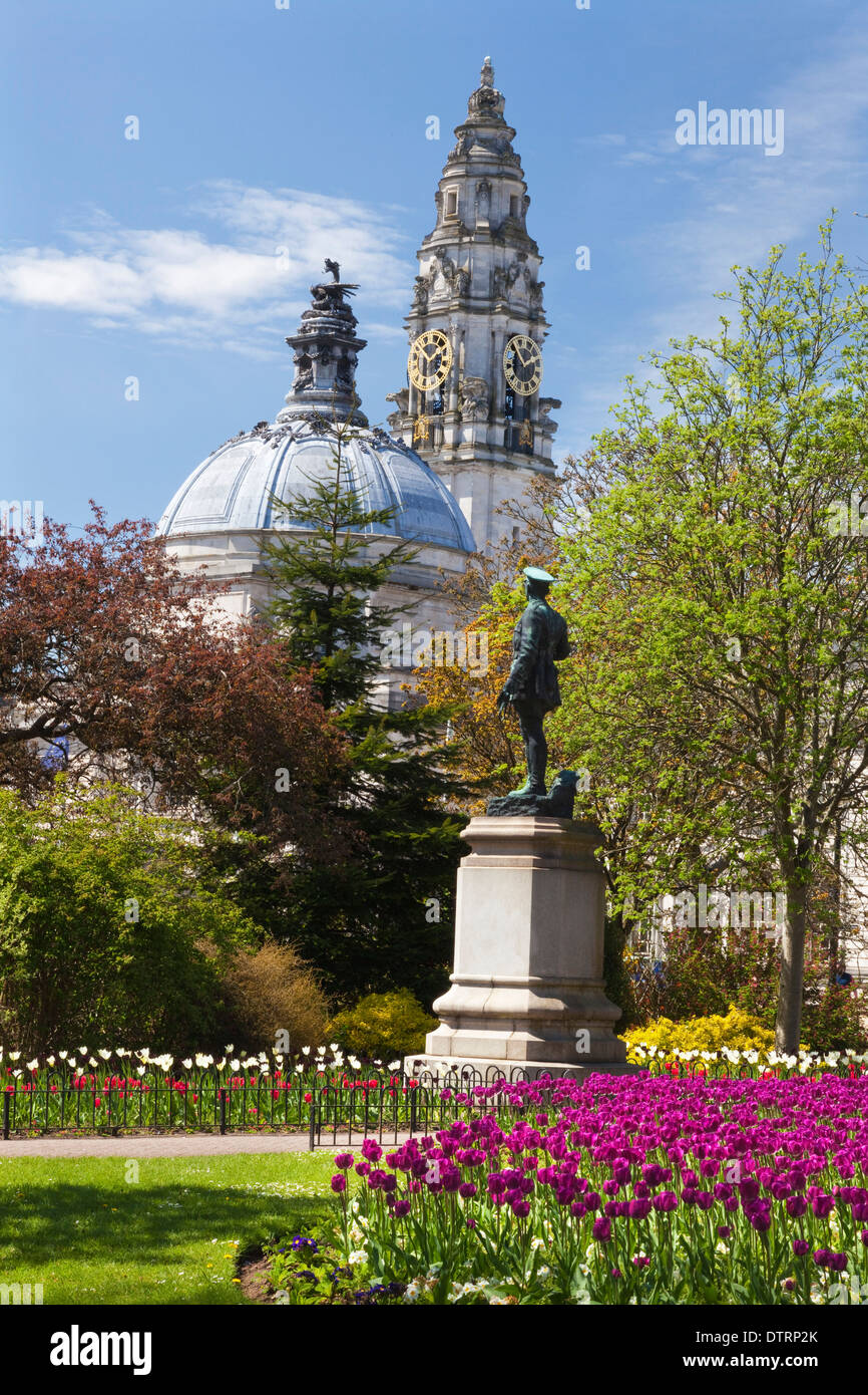 Rathaus Cardiff Wales U.K. Stockfoto