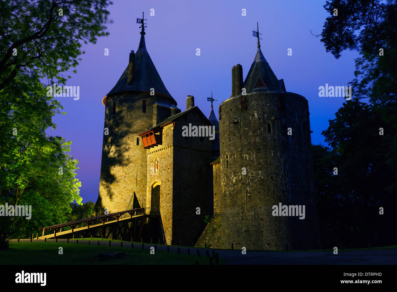 Castle Coch Castell Coch Tongwynlais Wales UK Stockfoto