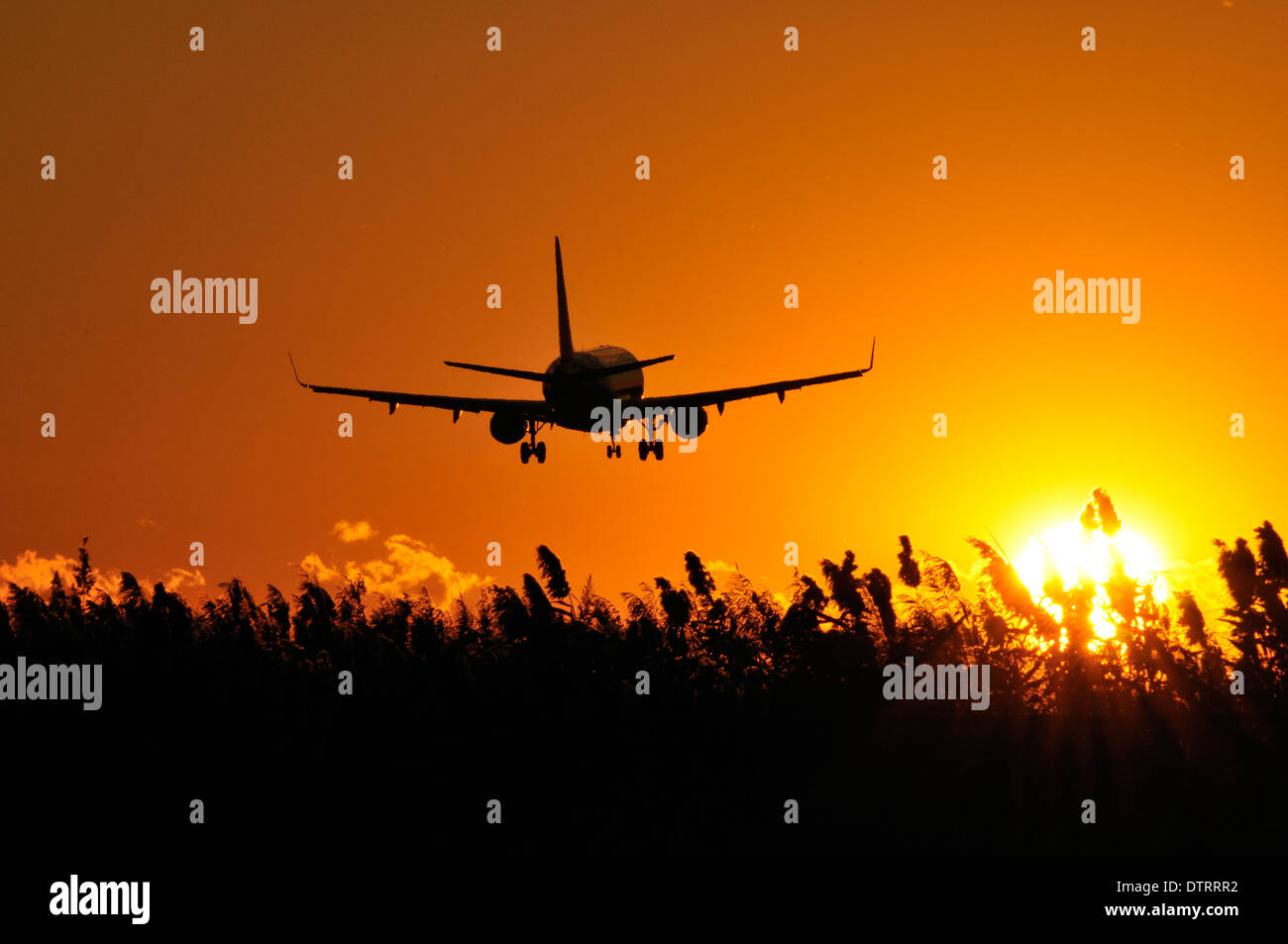 Flugreisen Sie in Philadelphia International Airport in Philadelphia, Pennsylvania. Stockfoto