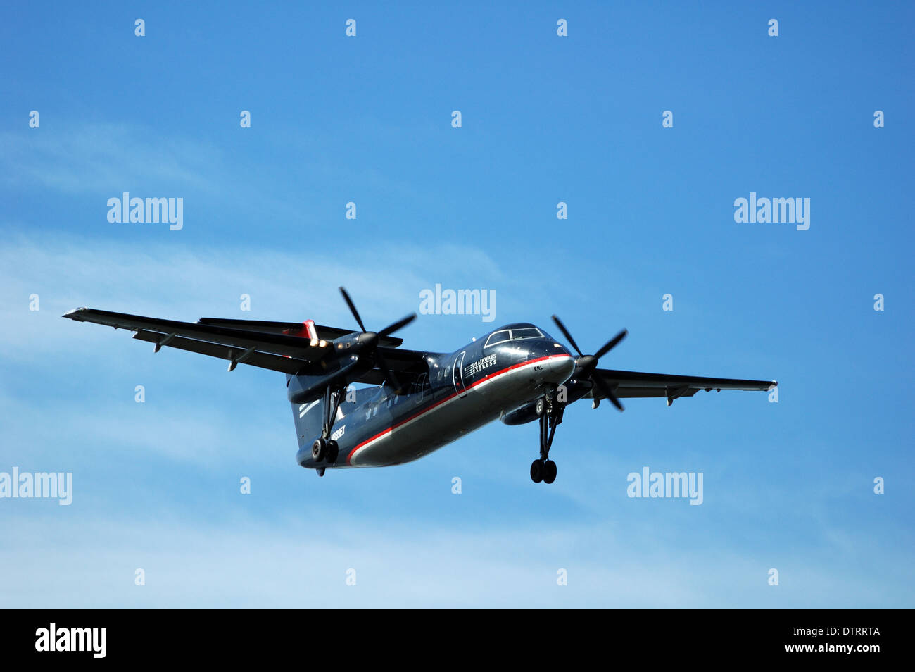 Flugreisen Sie in Philadelphia International Airport in Philadelphia, Pennsylvania. Stockfoto