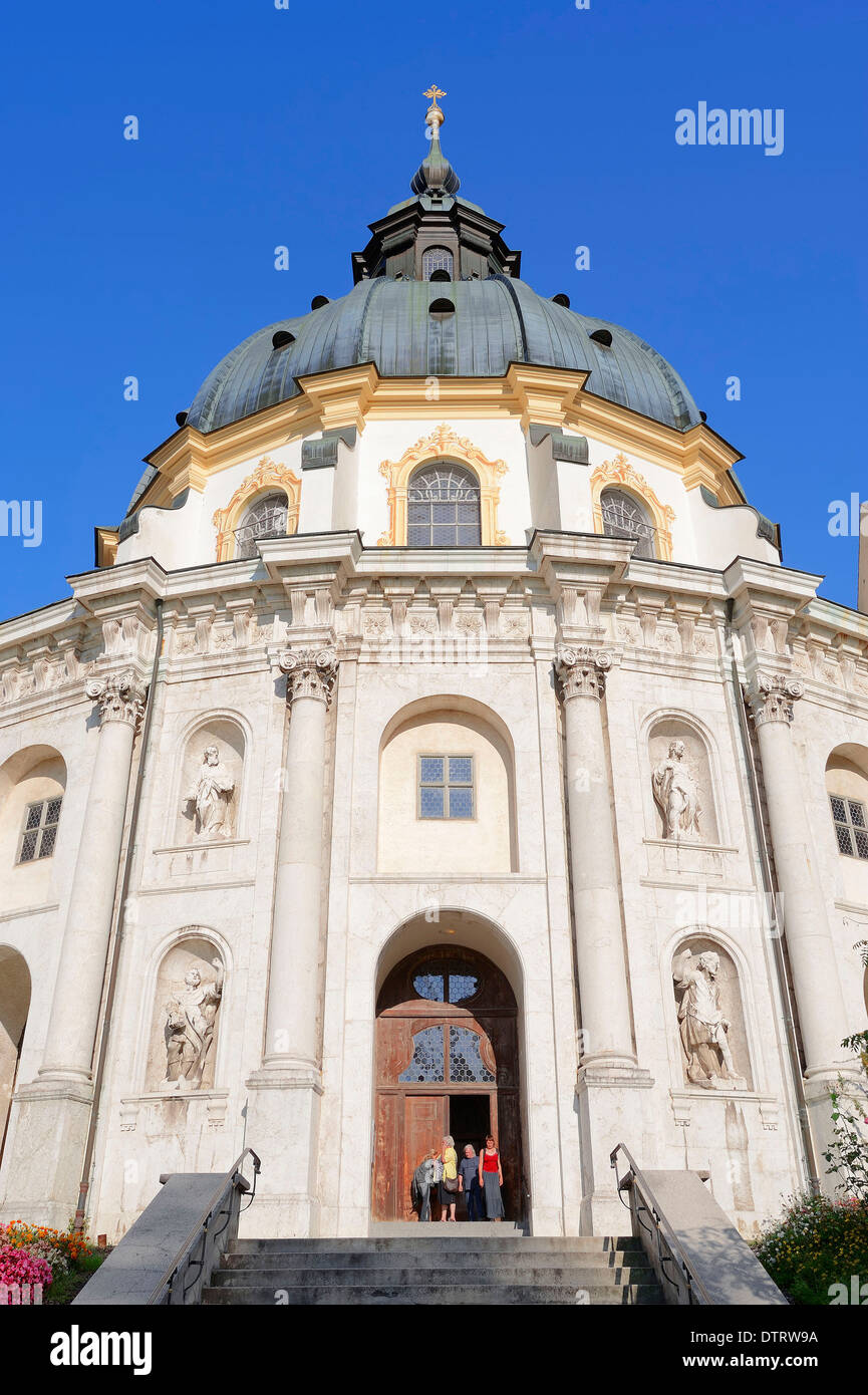 Benediktiner Kloster Ettal, Bavaria, Germany / Klosterkirche Stockfoto