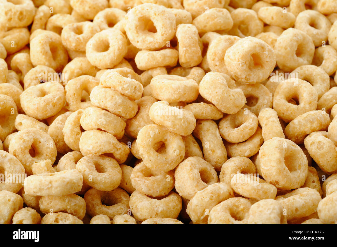 Vollkorn Cheerios Cerealien Stockfoto