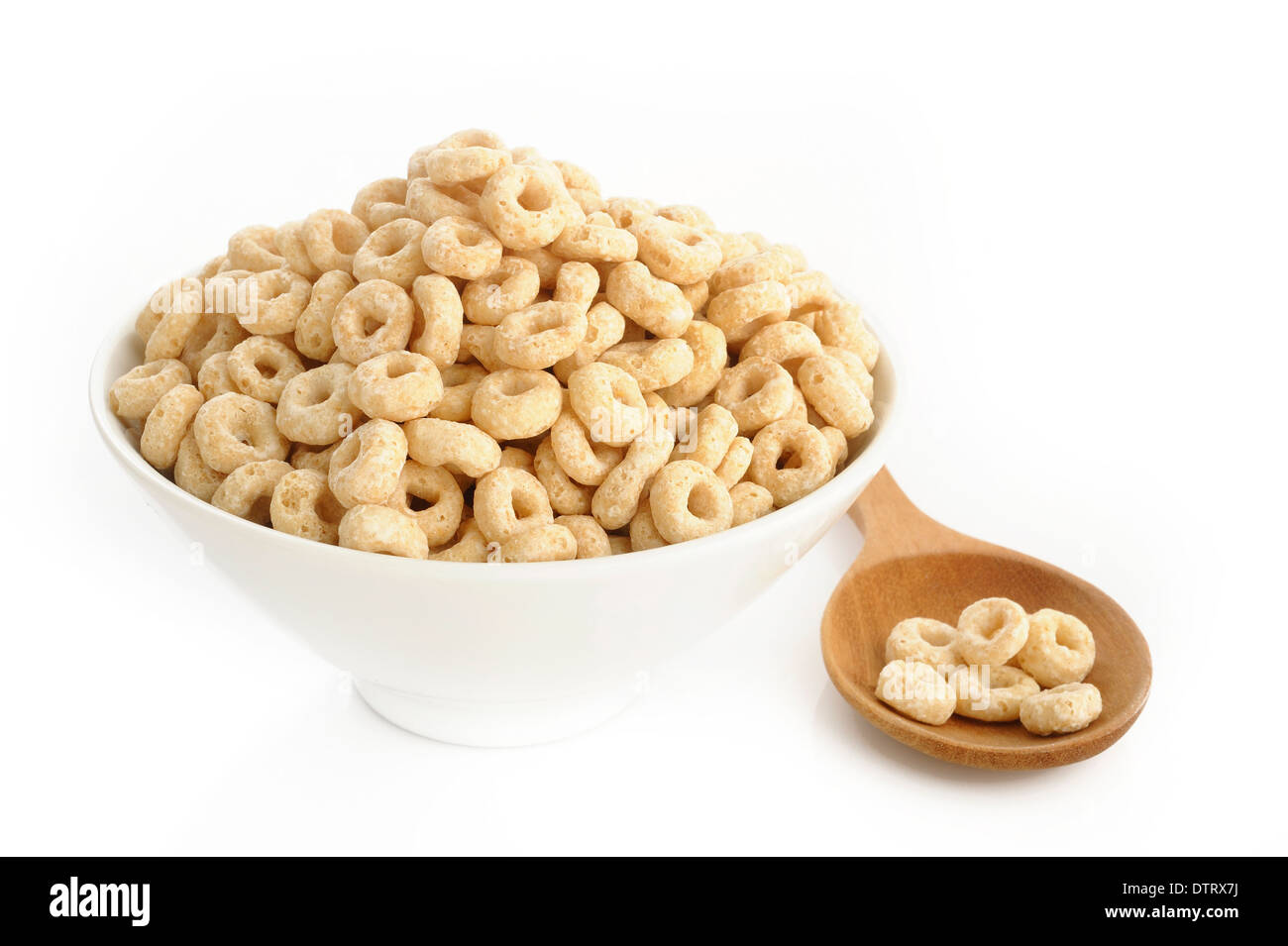 Vollkorn Cheerios Cerealien Stockfoto