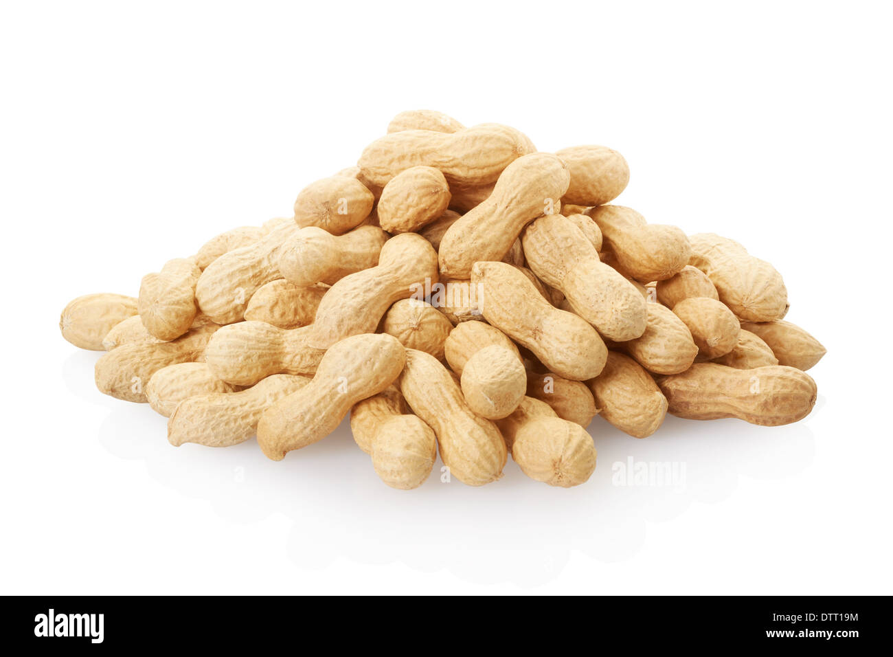 Erdnüsse-heap Stockfoto