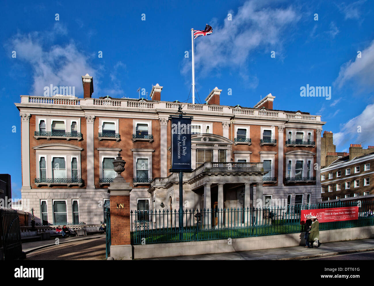 Die Wallace Collection Museum, Marylebone, London, England, Vereinigtes Königreich Stockfoto