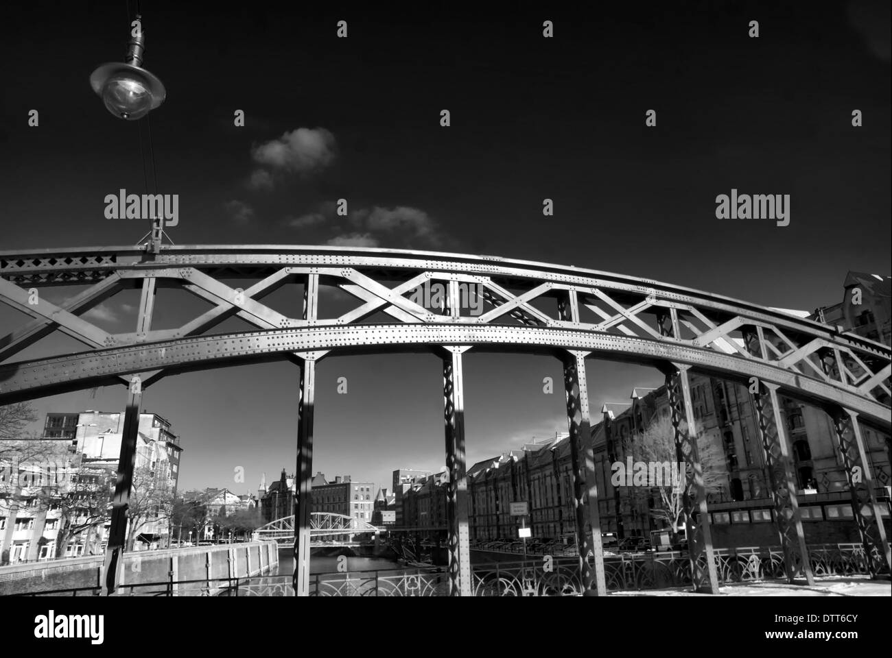 Hamburg und seine Brücken Stockfoto