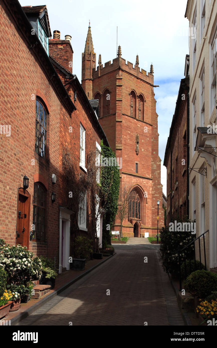 St Leonards Pfarrei Kirche, Bridgnorth Stadt, Grafschaft Shropshire, England, UK Stockfoto