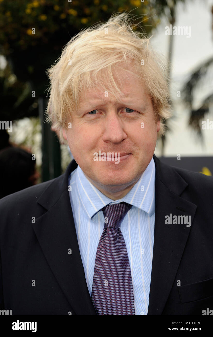 Cannes Alpes-Maritimes Abteilung im südöstlichen Frankreich Boris Johnson, der seit 2008 als Bürgermeister von London gedient hat Besuch Stockfoto