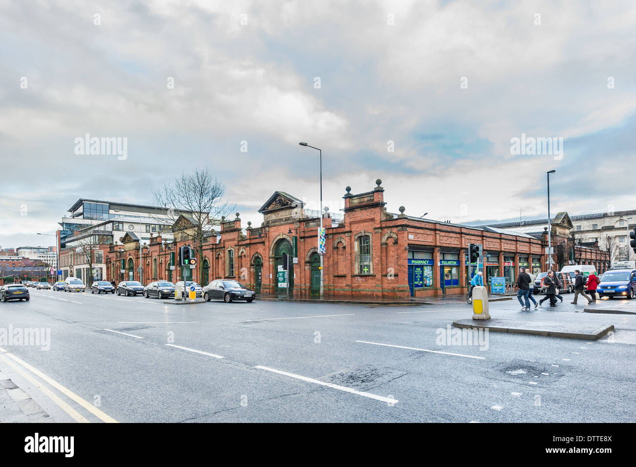 St George-Markt ist der letzte Überlebende viktorianischen Markthalle in Belfast, Nordirland.  Der heutigen St.-Georgs-Markt Stockfoto