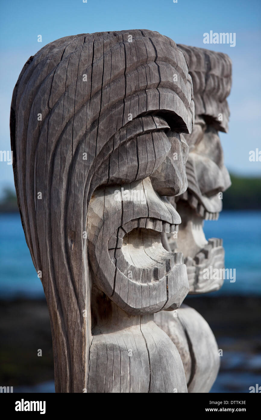 Hawaiian statue Stockfoto
