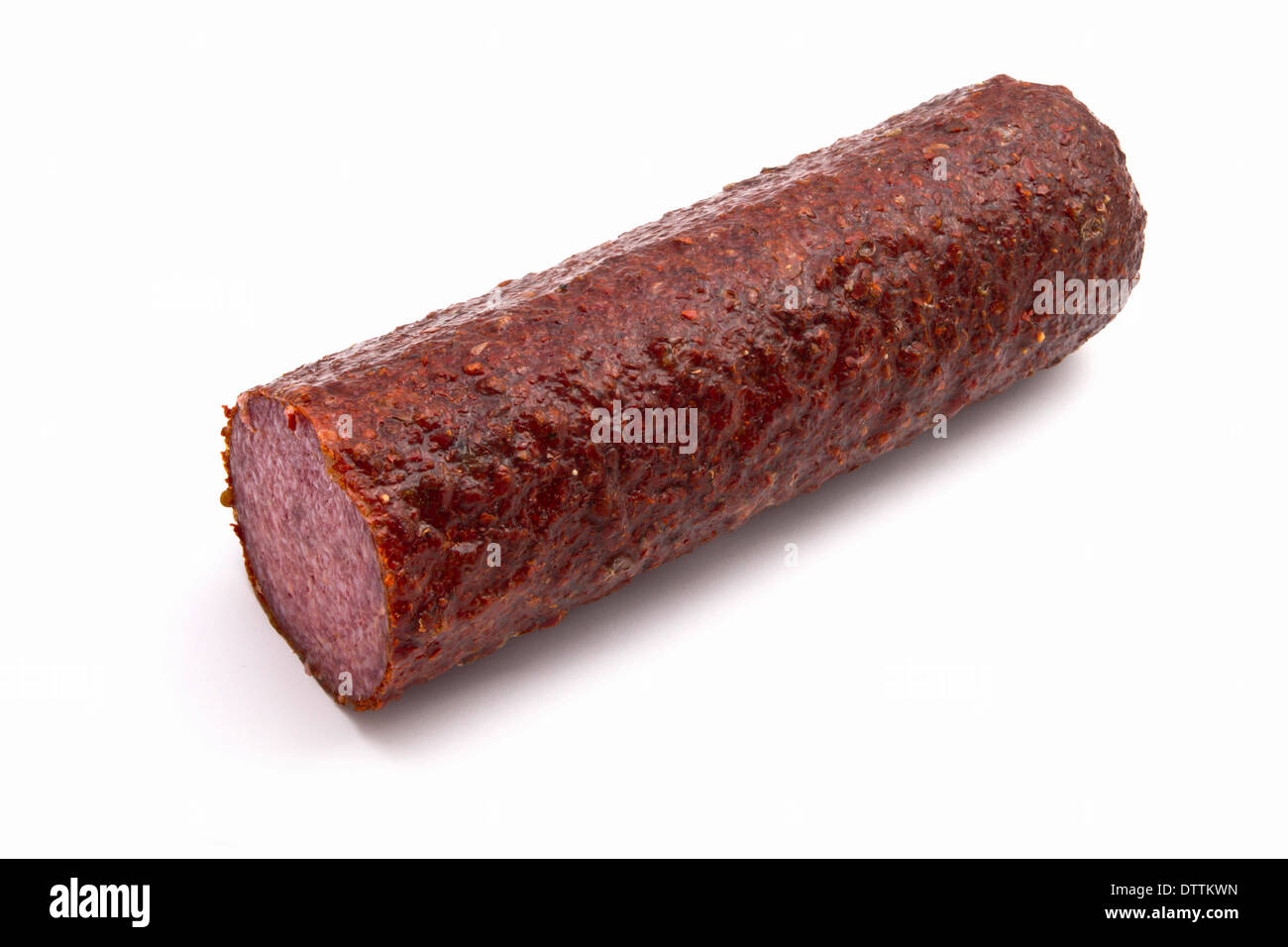 Chili Salami Stockfoto