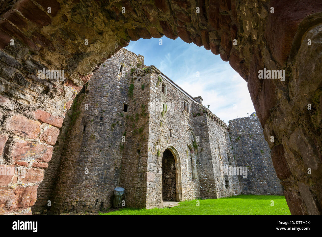 Weobley Castle Gower Halbinsel Wales uk Stockfoto