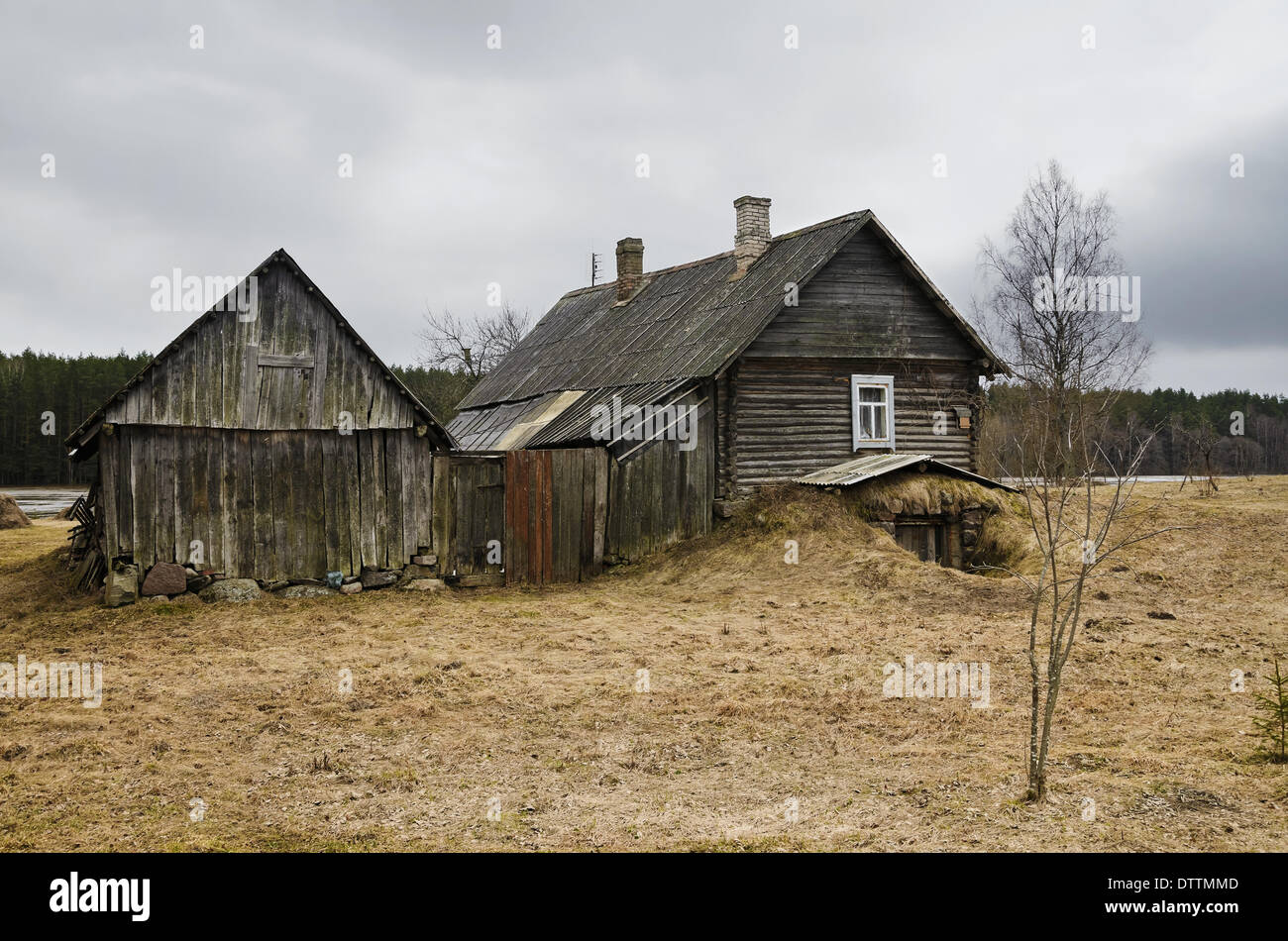 Holzhaus Stockfoto