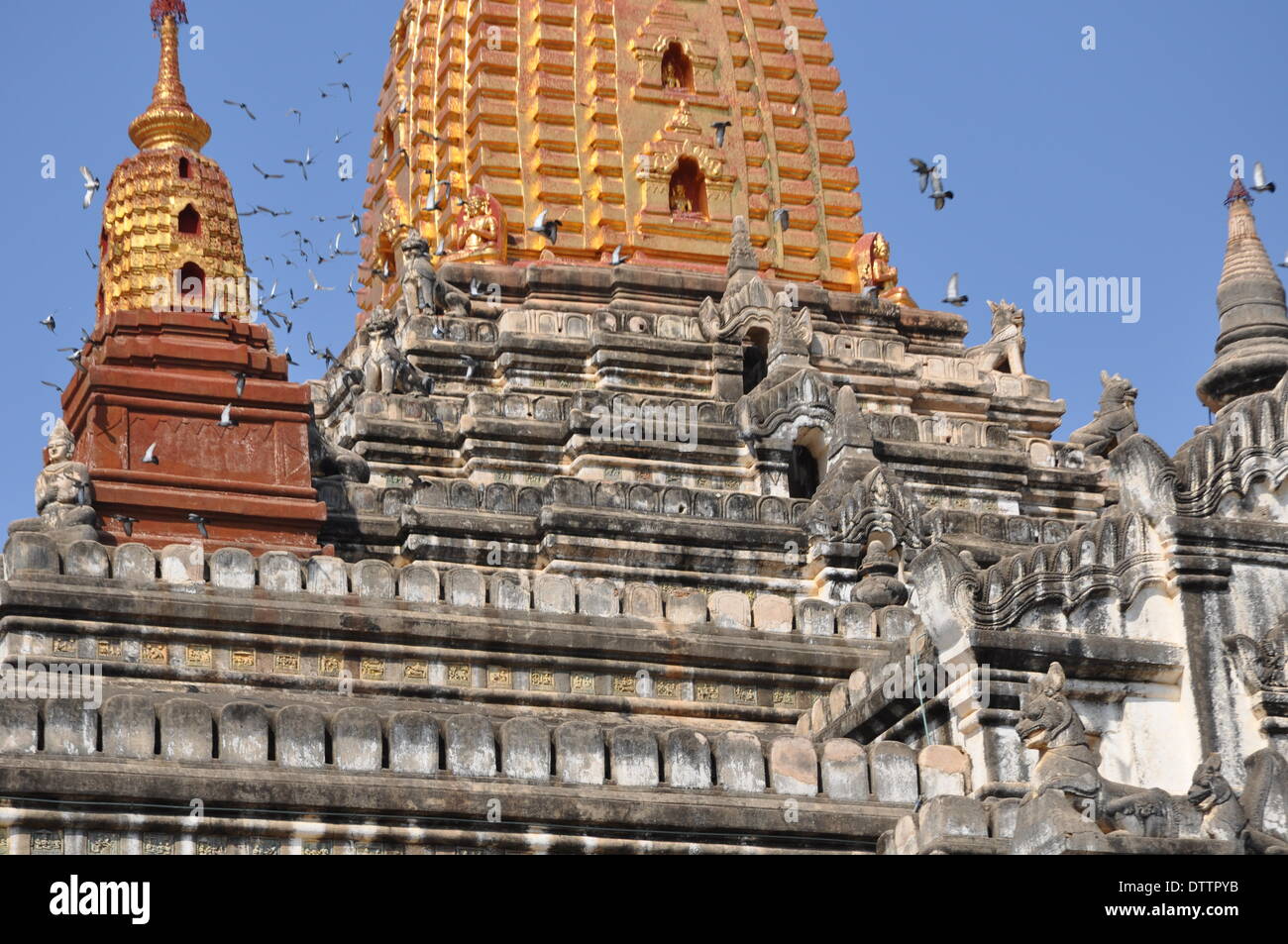 Ananda-Tempel in Bagan, Myanmar Stockfoto
