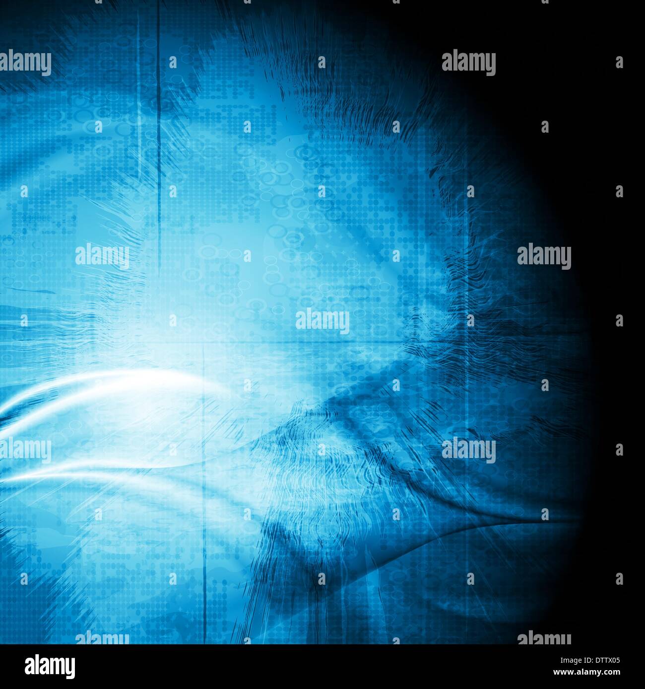 Dunkel blau Grunge Hintergrund Stockfoto