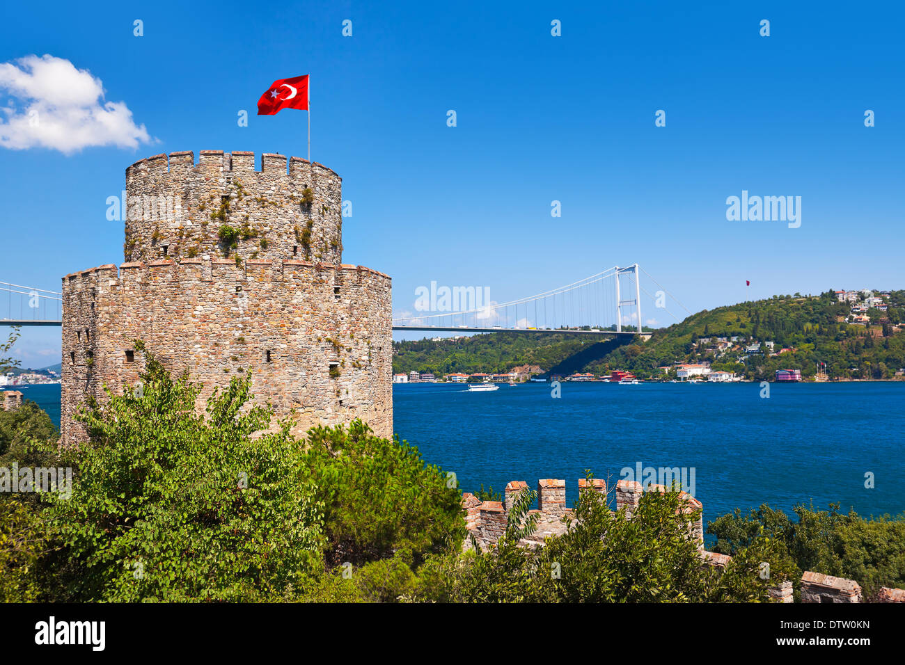 Rumeli Festung in Istanbul Türkei Stockfoto