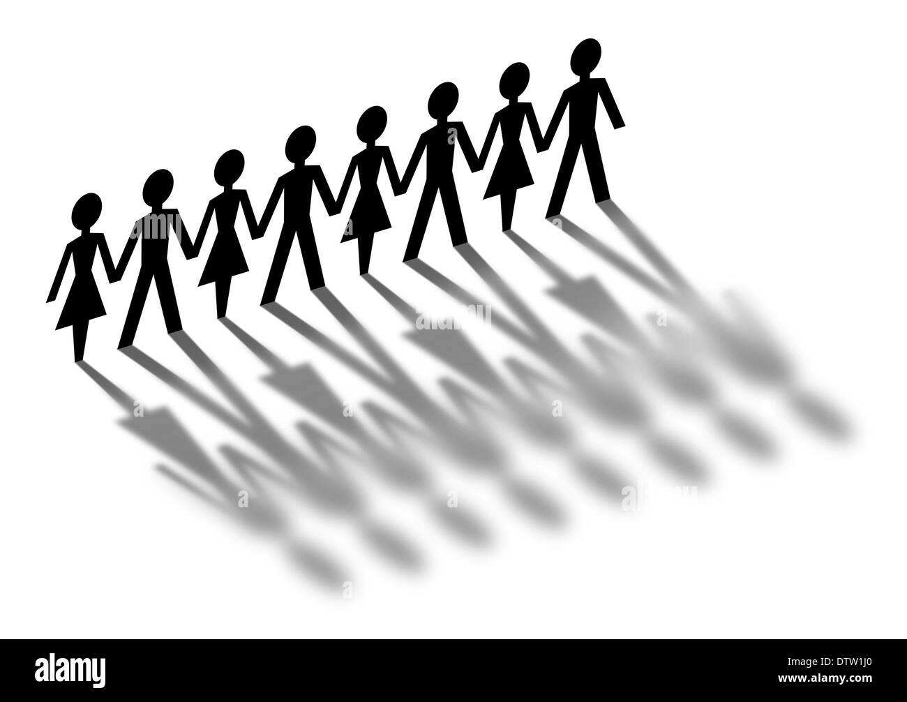 Geschäftskonzept Teamarbeit Stockfoto