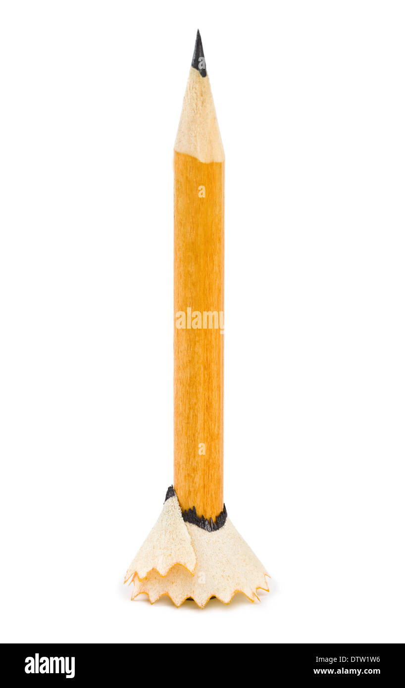 Bleistift-Rakete Stockfoto