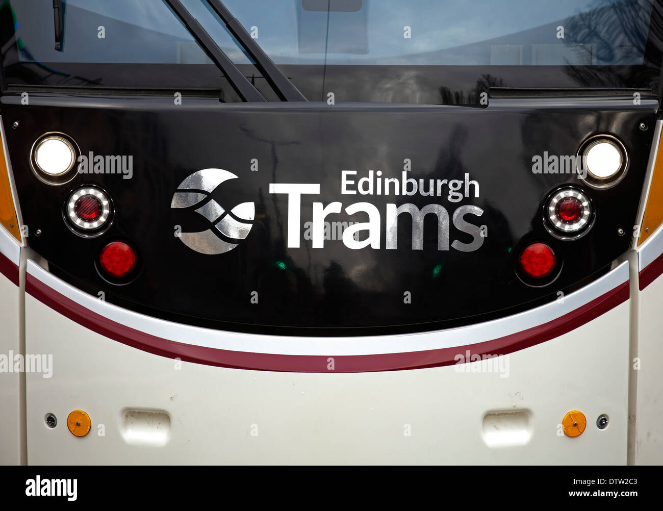 Edinburgh Tram Schottland, Vereinigtes Königreich Stockfoto
