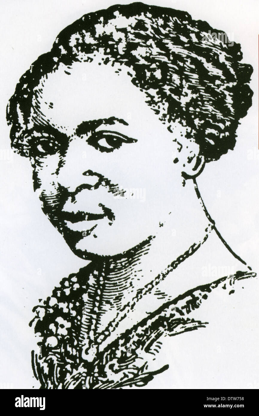 TRIXIE SMITH (1895-1943) afro-amerikanischen Blues-Sängerin und Filmschauspielerin Stockfoto