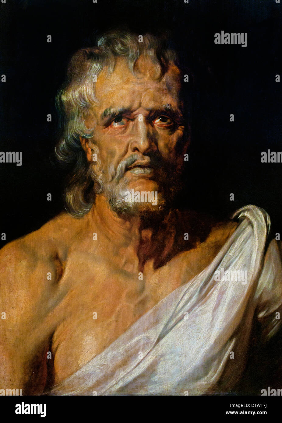 Brustbild des Philosophen Seneca von Peter Paul Rubens 1577 - 1640 flämischen Belgien Belgien Stockfoto